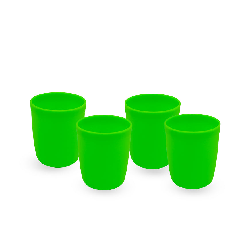Saga Glass Pack of 4 in green