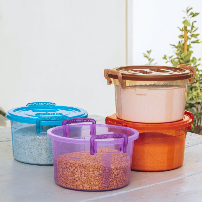 Handy Mini Food Storage Container Medium - (6000ml) With Foods