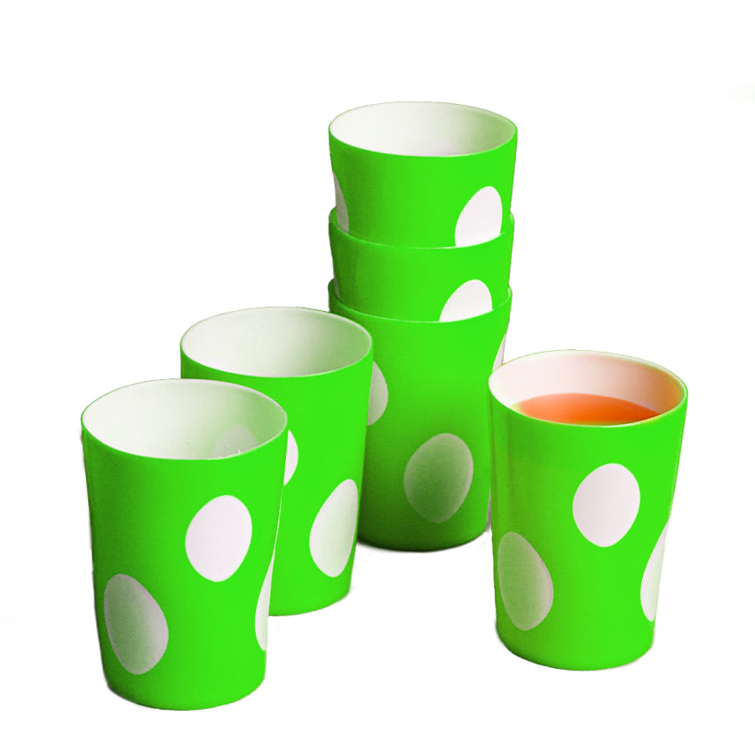 Twinkle Glass 6pcs Pack in Green 250ml