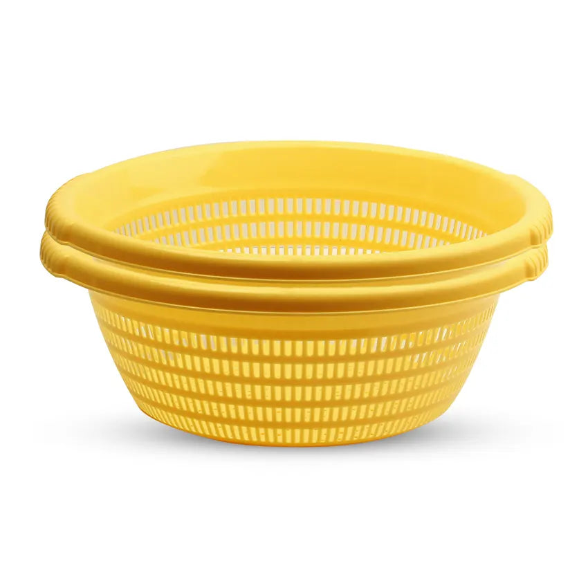 Veggie Basket 2 pcs set in yellow