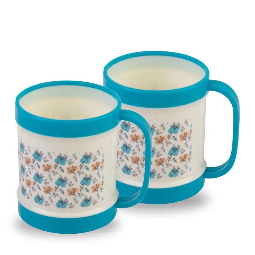 Alpha Mug 2pc Set - 400ml turqoise