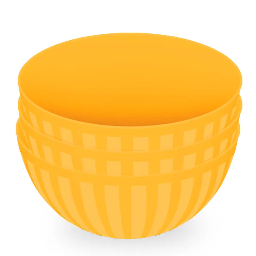 Premio Bowl 3 pcs set Large in orange