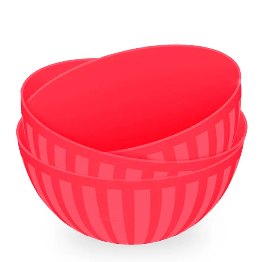 Premio Bowl 3 pcs set Large in Red
