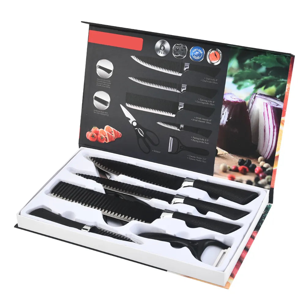 6-Piece Premium Kitchen Knife Set