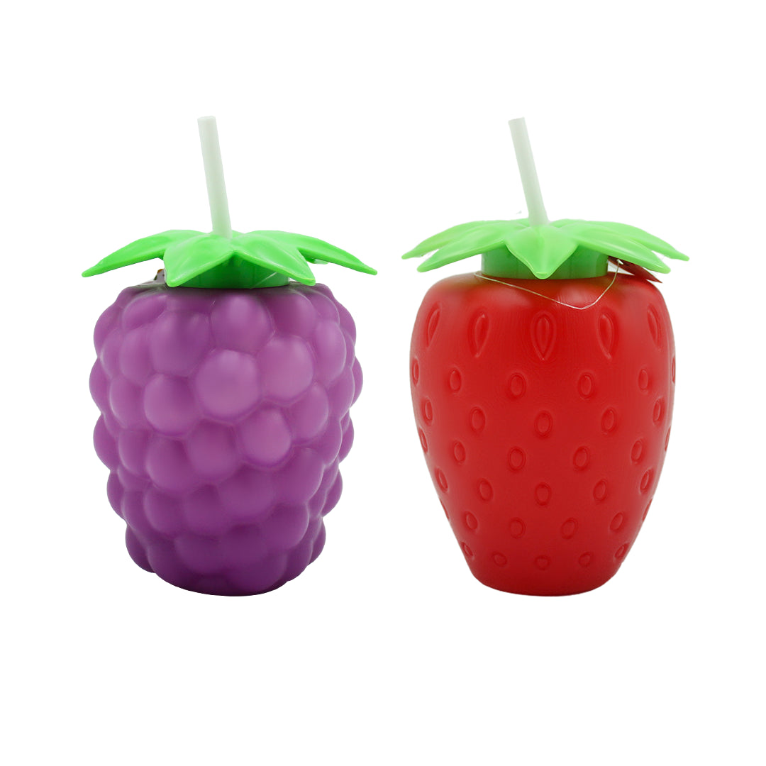Fruit-themed Tango Tumblers – BPA-free bottles in playful strawberry, grape, and pineapple shapes