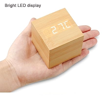 Wooden Led Smart Alarm Clock