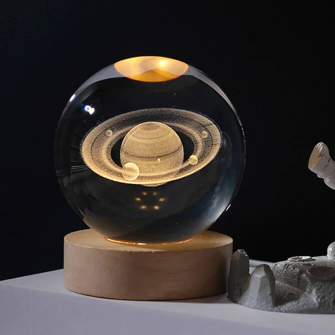 3D Crystal Galaxy Night Lamp