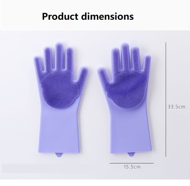 Silicone Washing Gloves