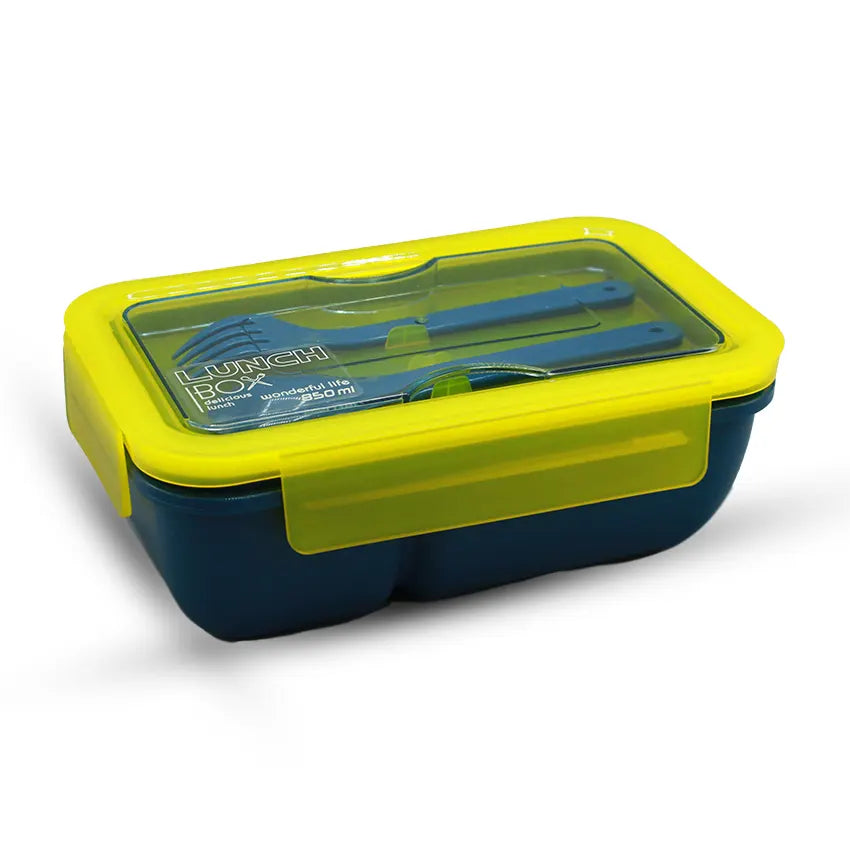 Mario Lunch Box Gray Blue 850ml