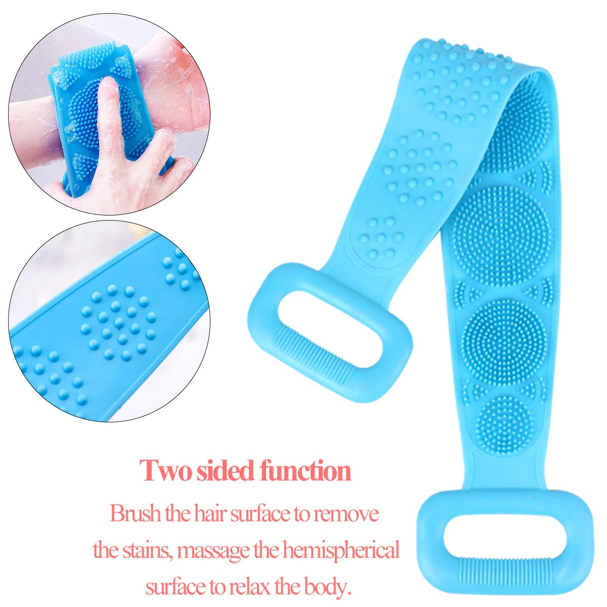 Silicone Body Brush Belt – Gentle Exfoliation & Cleansing